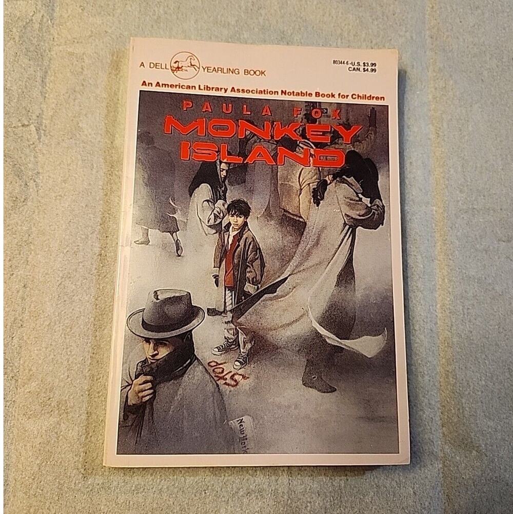 Monkey Island by Paula Fox Dell Yearling Book Paperback 1991